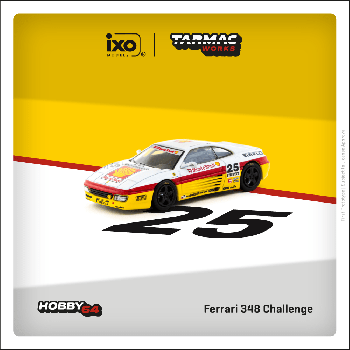 Tarmac Works 1/64 Ferrari 348 Challenge  Italian GT 1994