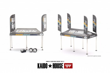 Kaidohouse x MINI GT Kaido House GREDDY Tent V1