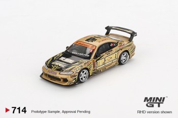 Mini GT 1/64 Nissan Silvia (S15)  Top Secret D1GP