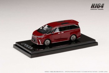 HJ 1/64 LEXUS LM500h (LHD) /4 Seater RED HJ641076BR