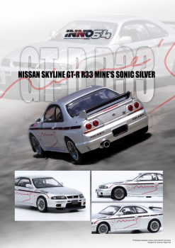 Inno64 1/64 NISSAN SKYLINE GR-R (R33) 