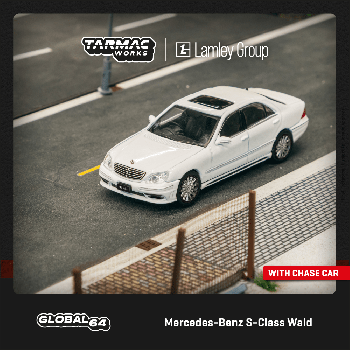 Tarmac Works 1/64 Mercedes-Benz S-Class Wald Alabaster White