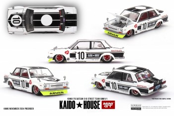 Kaidohouse x MINI GT 1/64 Datsun 510 Street Team XMM V1