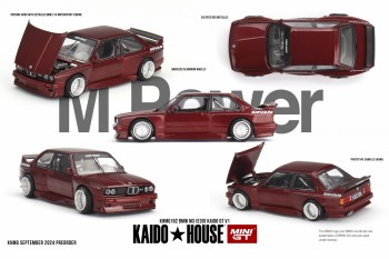 Kaidohouse x MINI GT 1/64 BMW M3 (E30) Kaido GT  V1 KHMG162