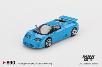 Mini GT 1/64 Bugatti EB110 Super Sport  Blu  Bugatti