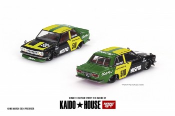 Kaidohouse x MINI 1/64 Datsun Street 510 Racing V2 (KHMG131)