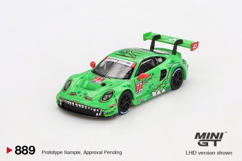 Mini GT 1/64 Porsche 911 GT3 R #77 AO Racing  2024 IMSA Daytona 24 Hrs GTD Pro 2nd Place