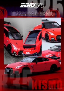 Inno64 1/64 NISSAN GT-R (R35) NISMO Red