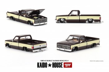 Kaidohouse x MINI GT 1/64 Chevrolet Silverado KAIDO Vintage Spec V1
