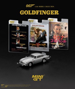 MINI GT 1/64 Aston Martin DB5  “Goldfinger”   / English Blister Packaging   