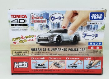 Tomica 4D Nissan GTR Unmarked Police Car