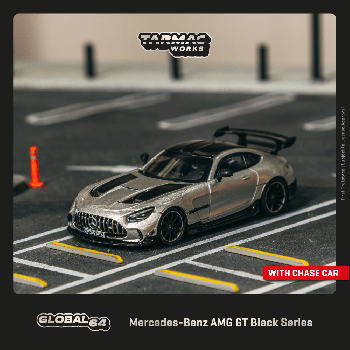Tarmac Works 1/64 Mercedes-Benz AMG GT Black Series Silver Metallic