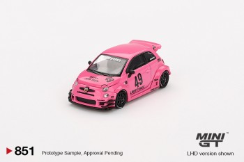 Mini GT 1/64 ABARTH 595 LB-WORKS x Abas Works  Pink