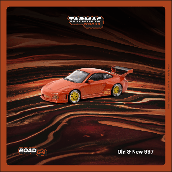 Tarmac Works 1/64 Old & New 997 Red Metallic