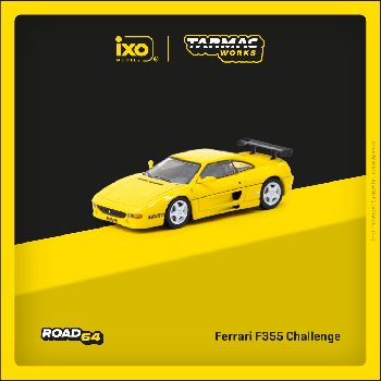 Tarmac Works 1/64 Ferrari F355 Challenge Yellow 