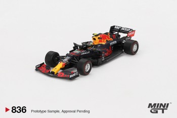 Mini GT 1/64 Red Bull RB16B #11 Sergio Pérez   2021 Azerbaijan Grand Prix Winner