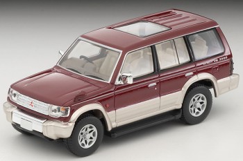 行版 LV-N206b MITSUBISHI PAJERO MidRoof Wide VR Red/BE 96 Model