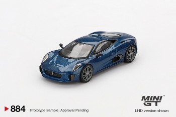 Mini GT 1/64 Jaguar C-X75 Blue