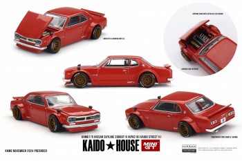 Kaidohouse x MINI GT 1/64 Nissan Skyline 2000GT-R (KPGC10) Kaido Street V1