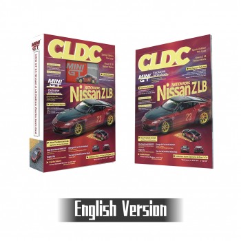 CLDC BOOK with interview MINIGT bundle with 1:64 MINI GT Nissan Z LB Nation Works Gem Red MGT00737 in English version