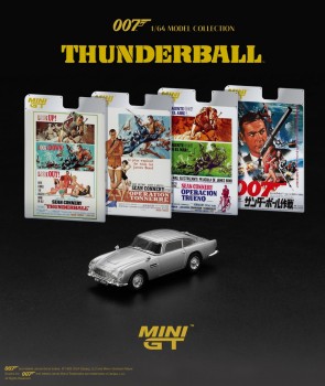 MINI GT 1/64 Aston Martin DB5“Thunderball”   / English Blister Packaging