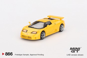 Mini GT 1/64 Bugatti EB110 Super Sport Giallo Bugatti 