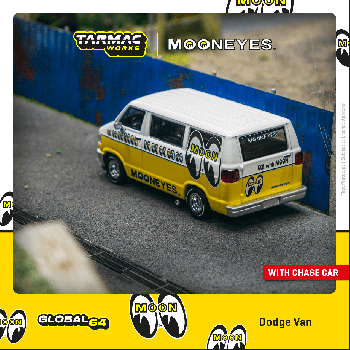 Tarmac 1/64 Dodge Van Mooneyes