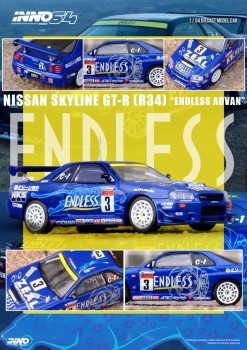 Inno64 1/64 NISSAN SKYLINE GT-R (R34) #3 