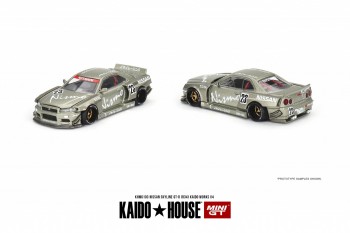 Kaidohouse x MINI GT Nissan Skyline GT-R (R34) Kaido Works V4